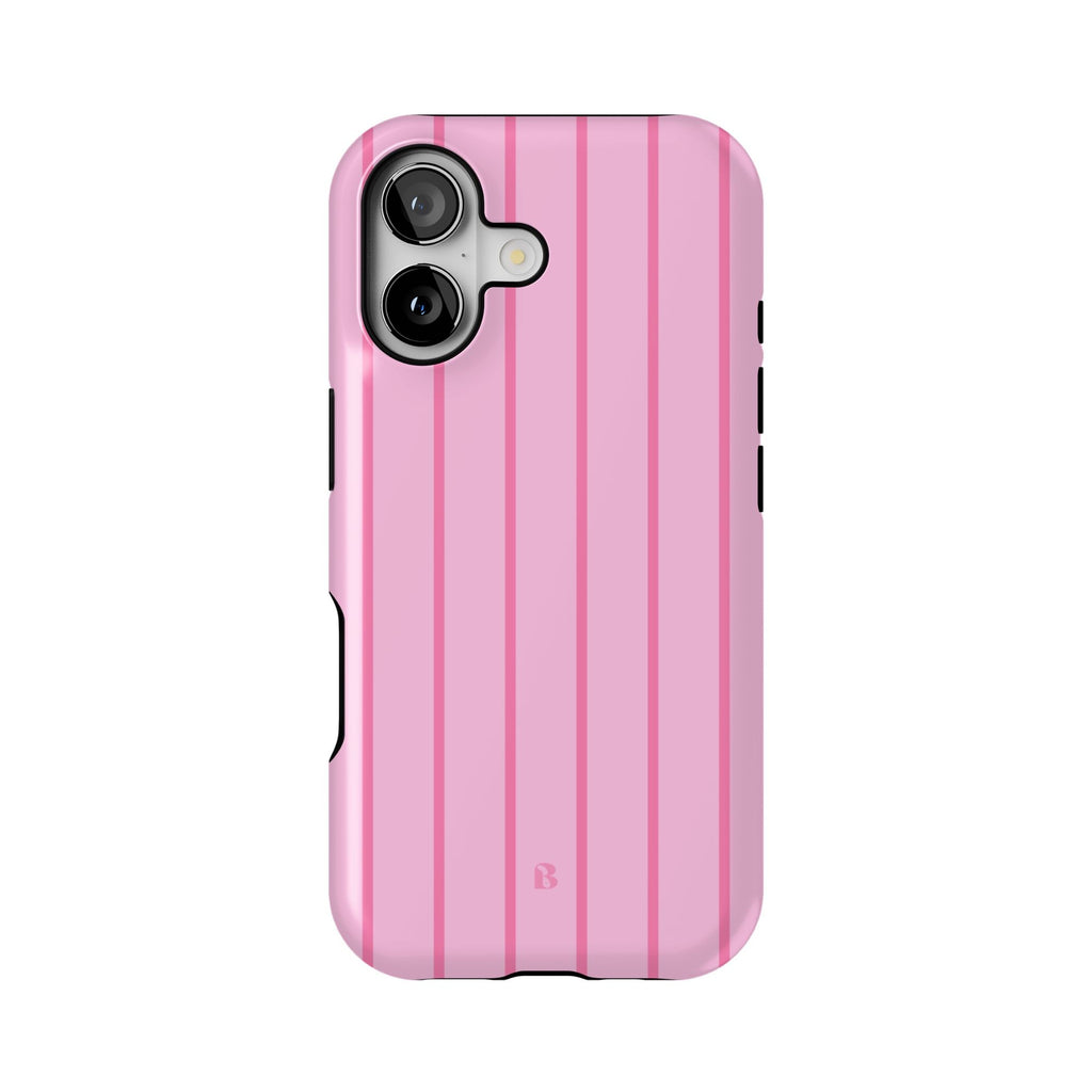 Pink Stripe MagSafe Case iPhone 17 BLEUMIE