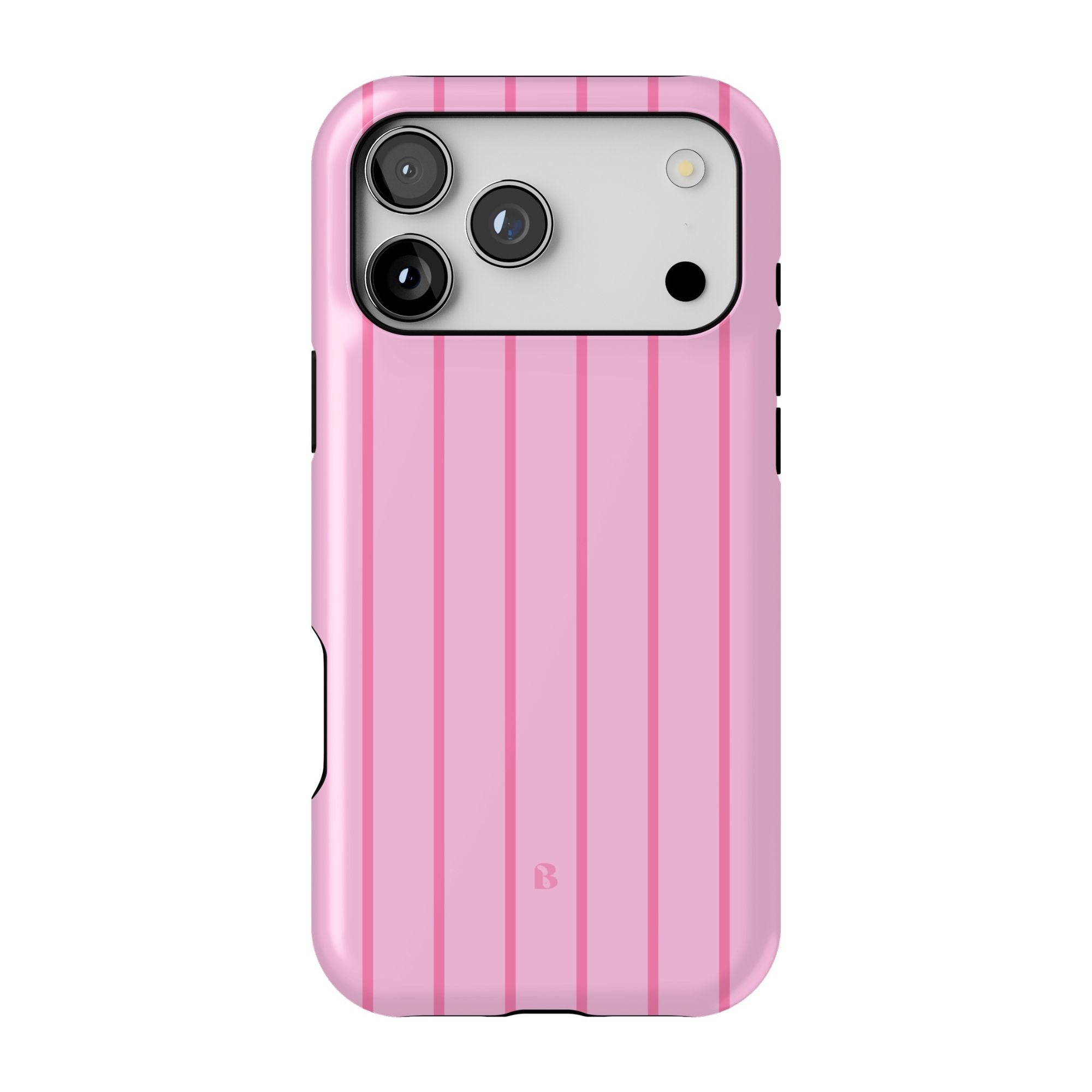 Pink Stripe MagSafe Case iPhone 17 Pro Max BLEUMIE