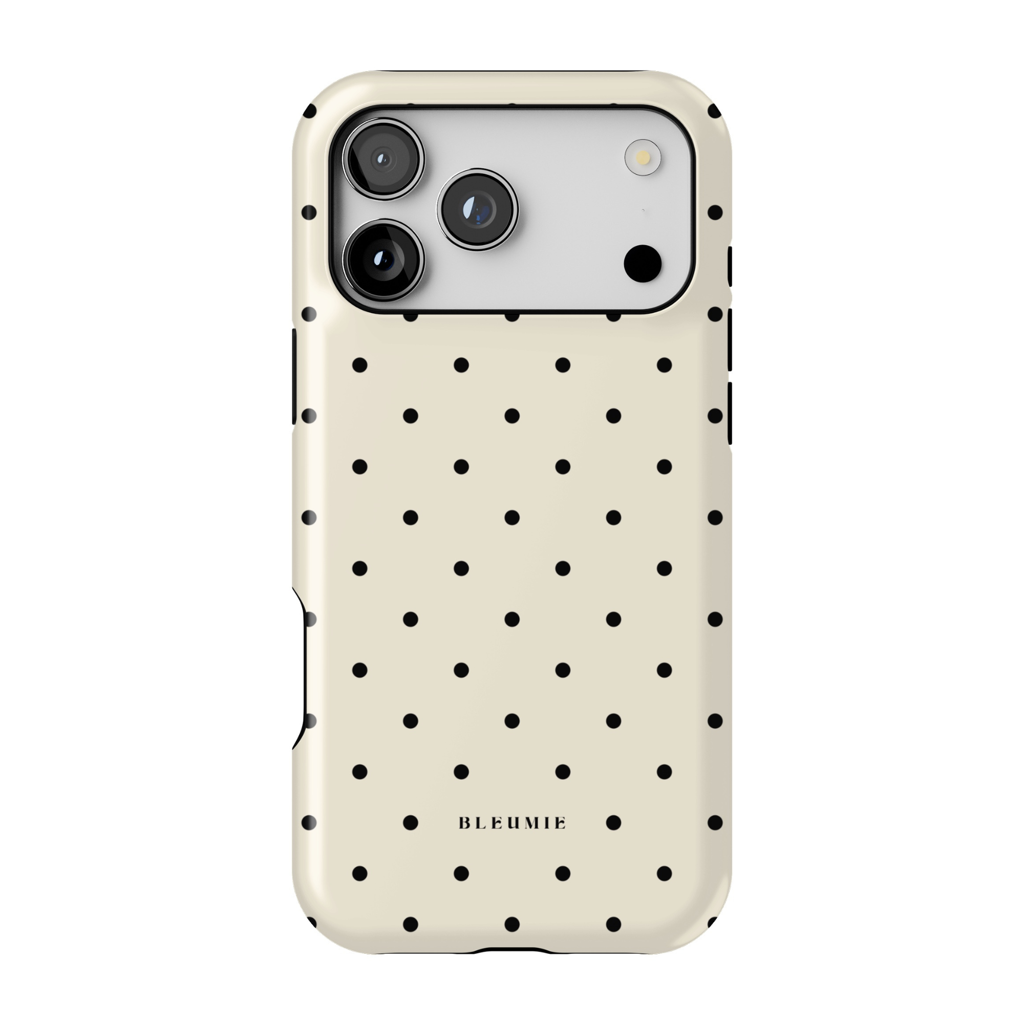 Butter Polka Dot MagSafe Case iPhone 17 Pro Max BLEUMIE