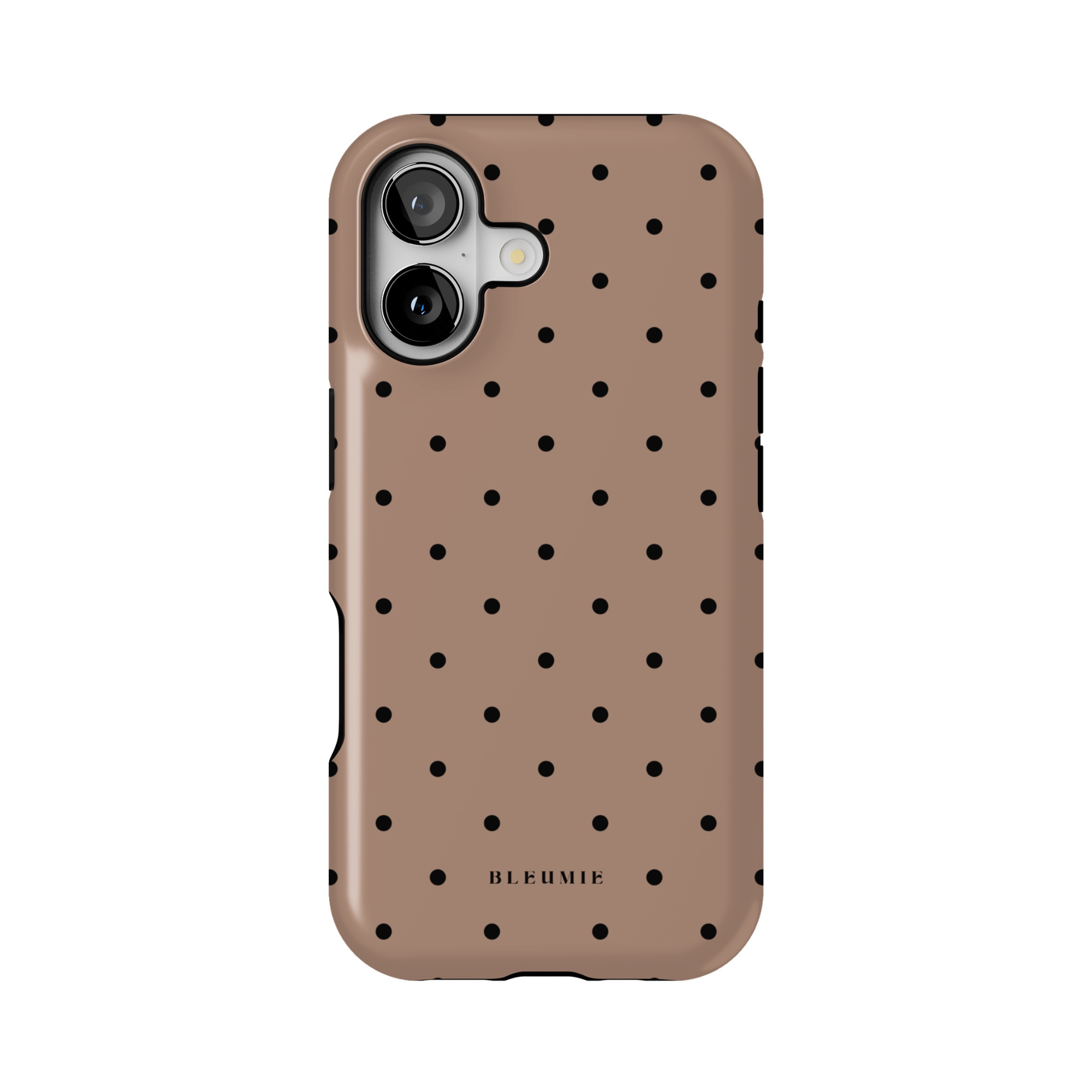 Caramel Polka Dot MagSafe Case iPhone 17 BLEUMIE