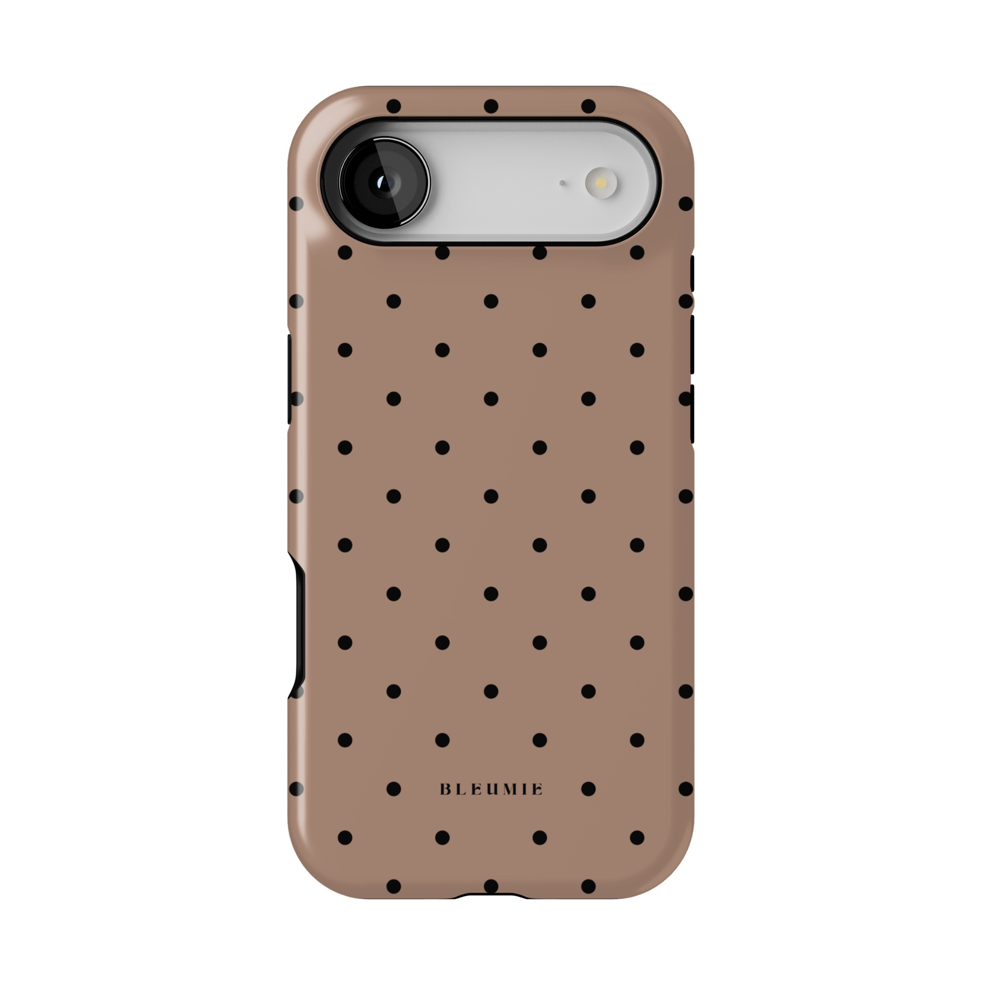 Caramel Polka Dot MagSafe Case iPhone 17 Air BLEUMIE