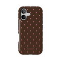 Chocolate Polka Dot MagSafe Case iPhone 17 BLEUMIE