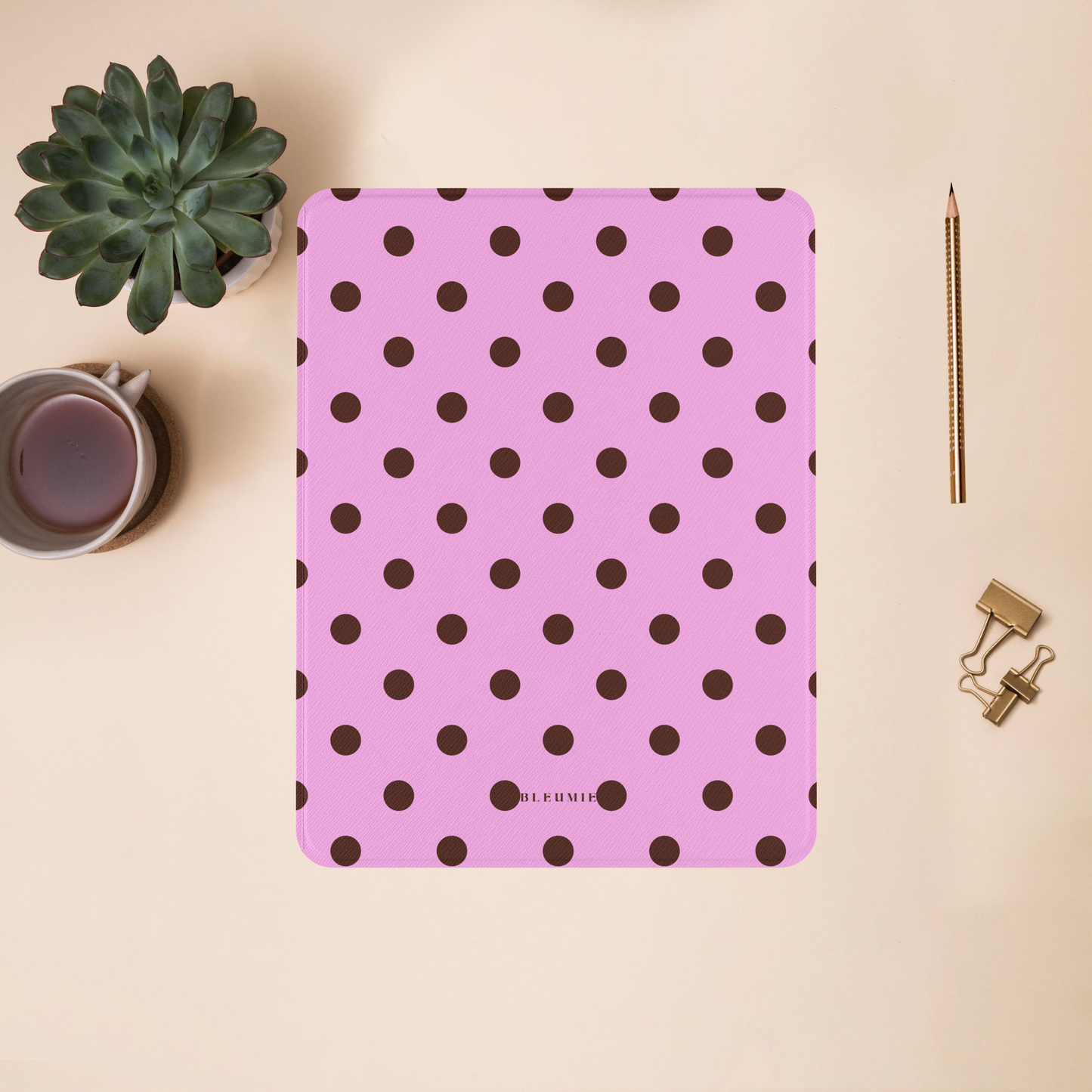Dotzy Polka Dot Magnetic iPad Case BLEUMIE