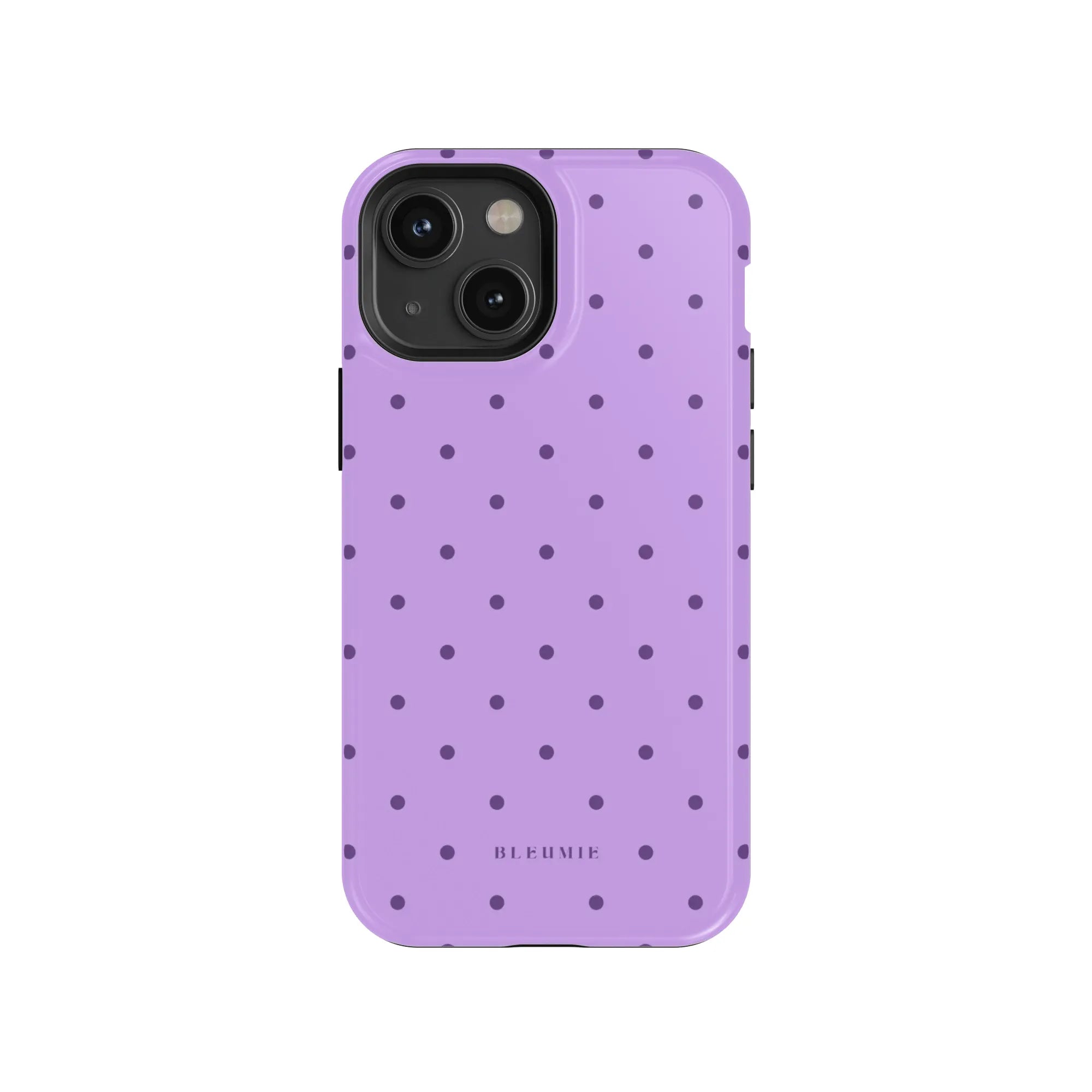 Lavender Polka Dot MagSafe Case BLEUMIE