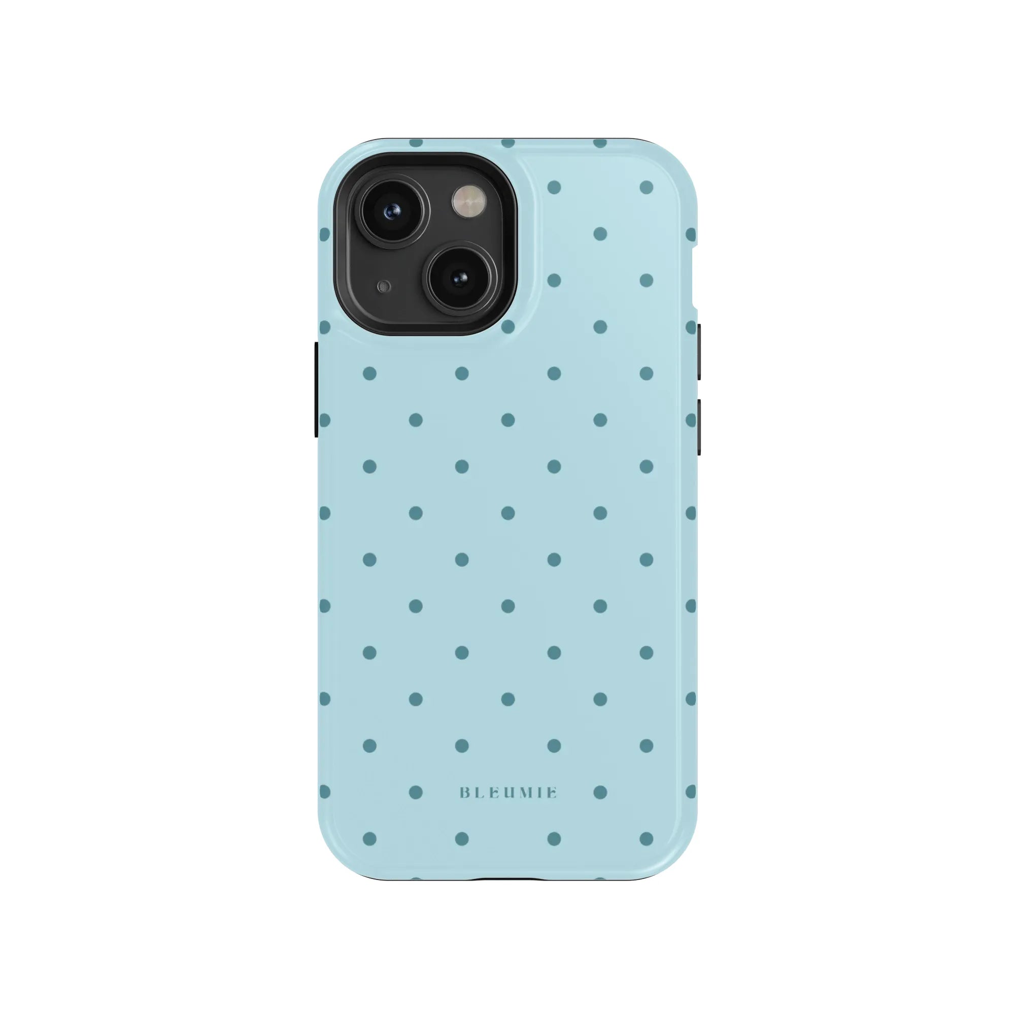 Mint Polka Dot MagSafe Case BLEUMIE