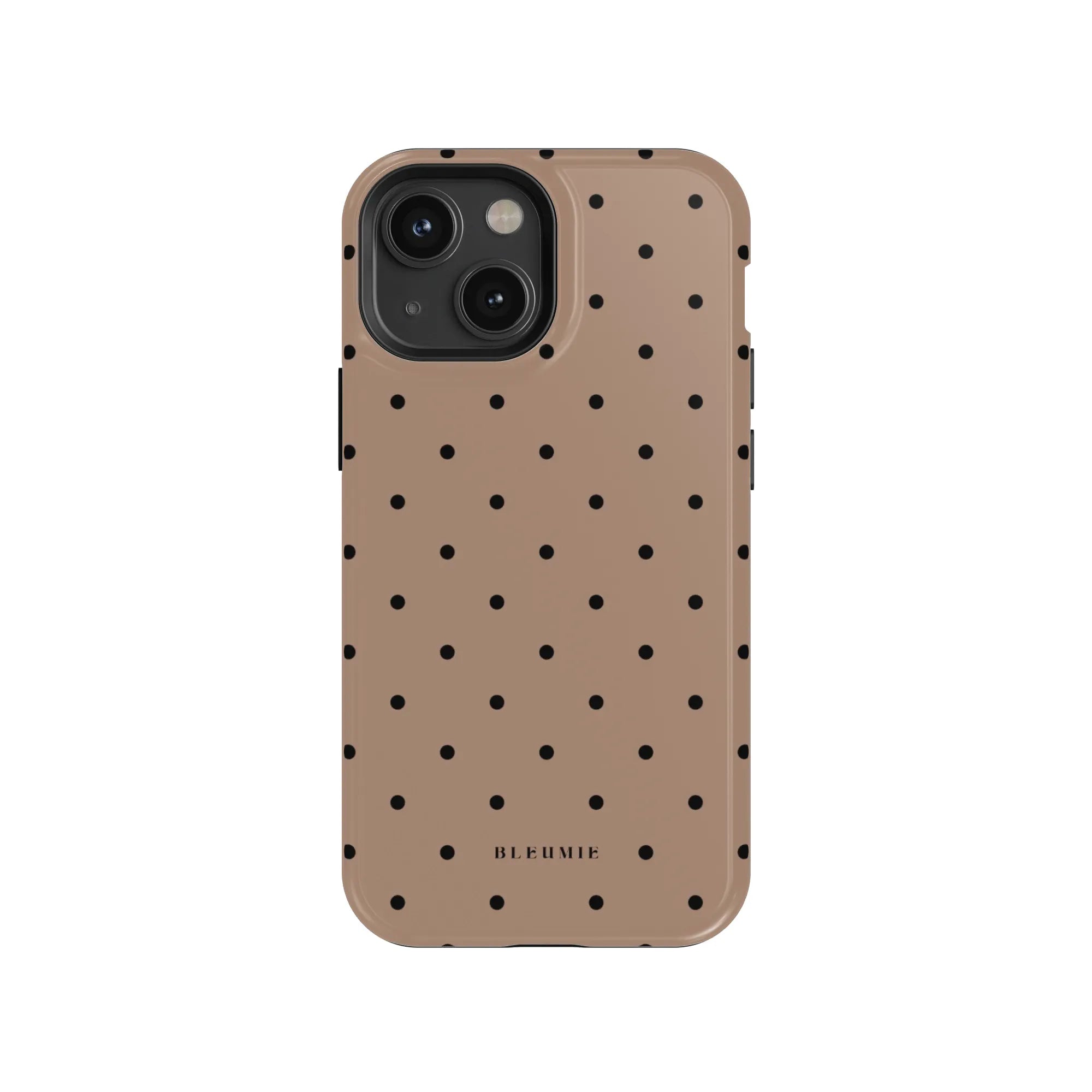 Caramel Polka Dot MagSafe Case BLEUMIE