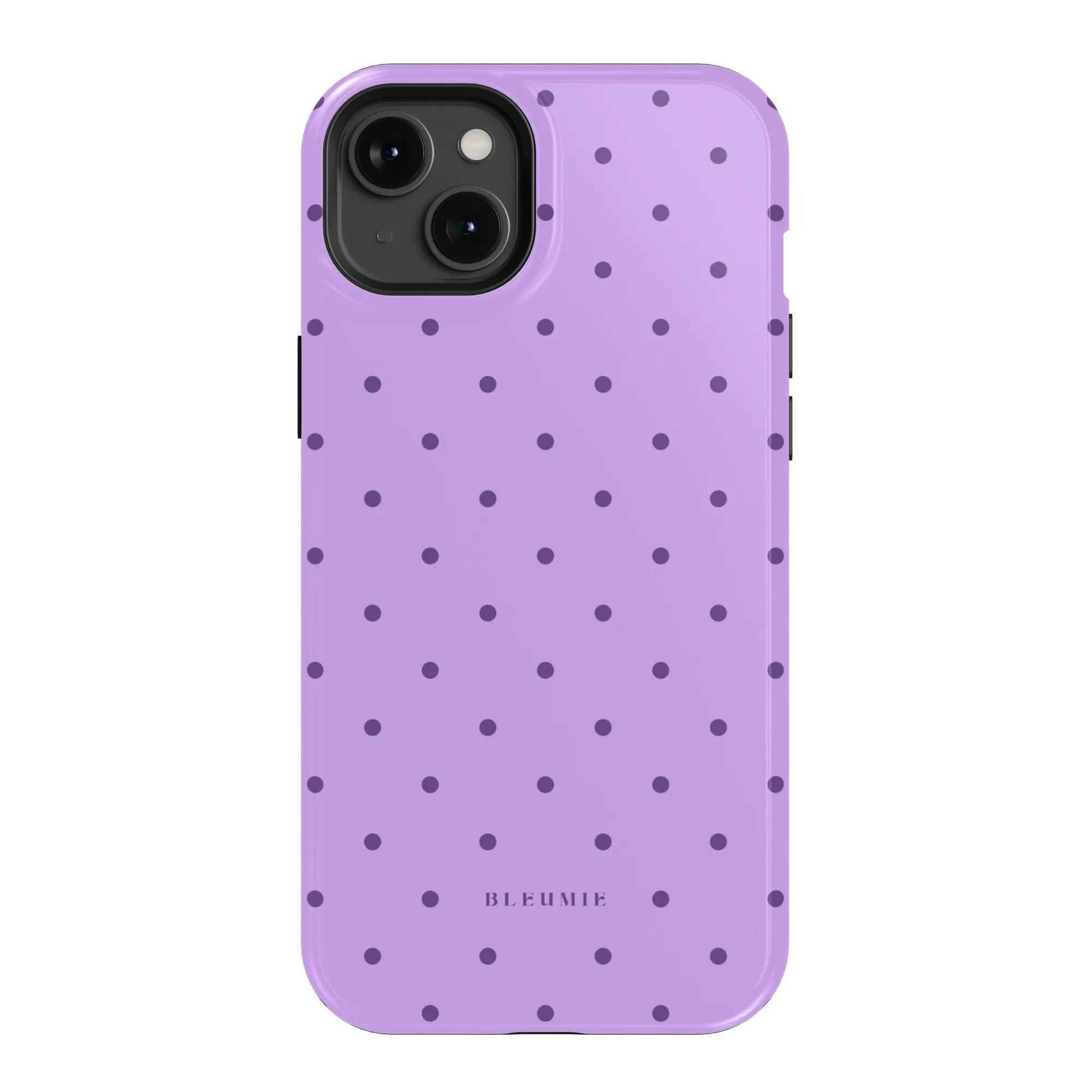 Lavender Polka Dot MagSafe Case BLEUMIE