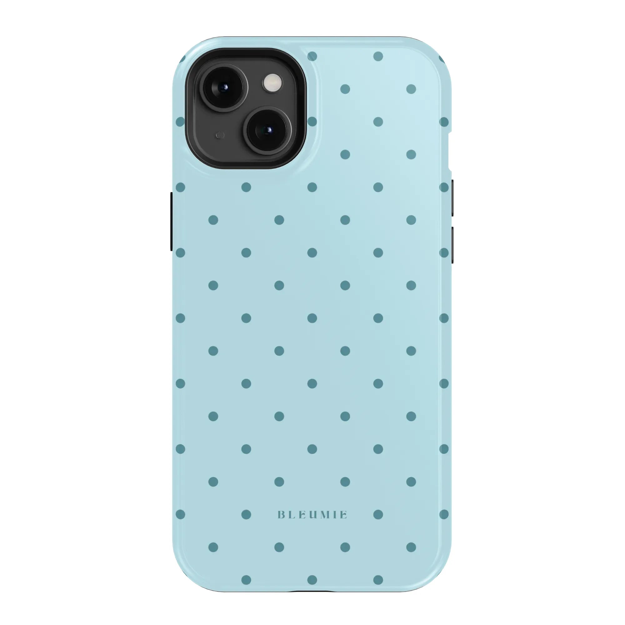 Mint Polka Dot MagSafe Case BLEUMIE