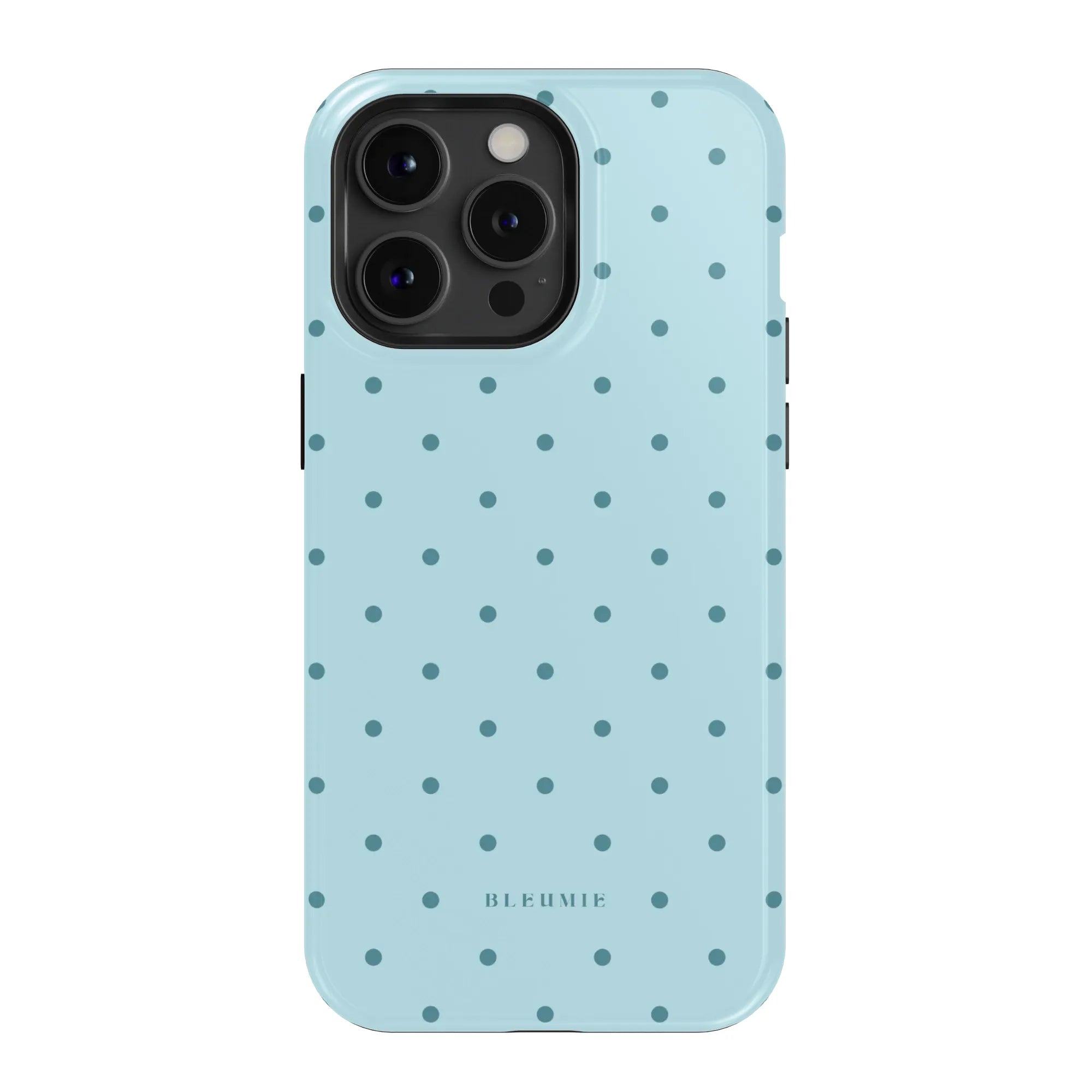 Mint Polka Dot MagSafe Case BLEUMIE