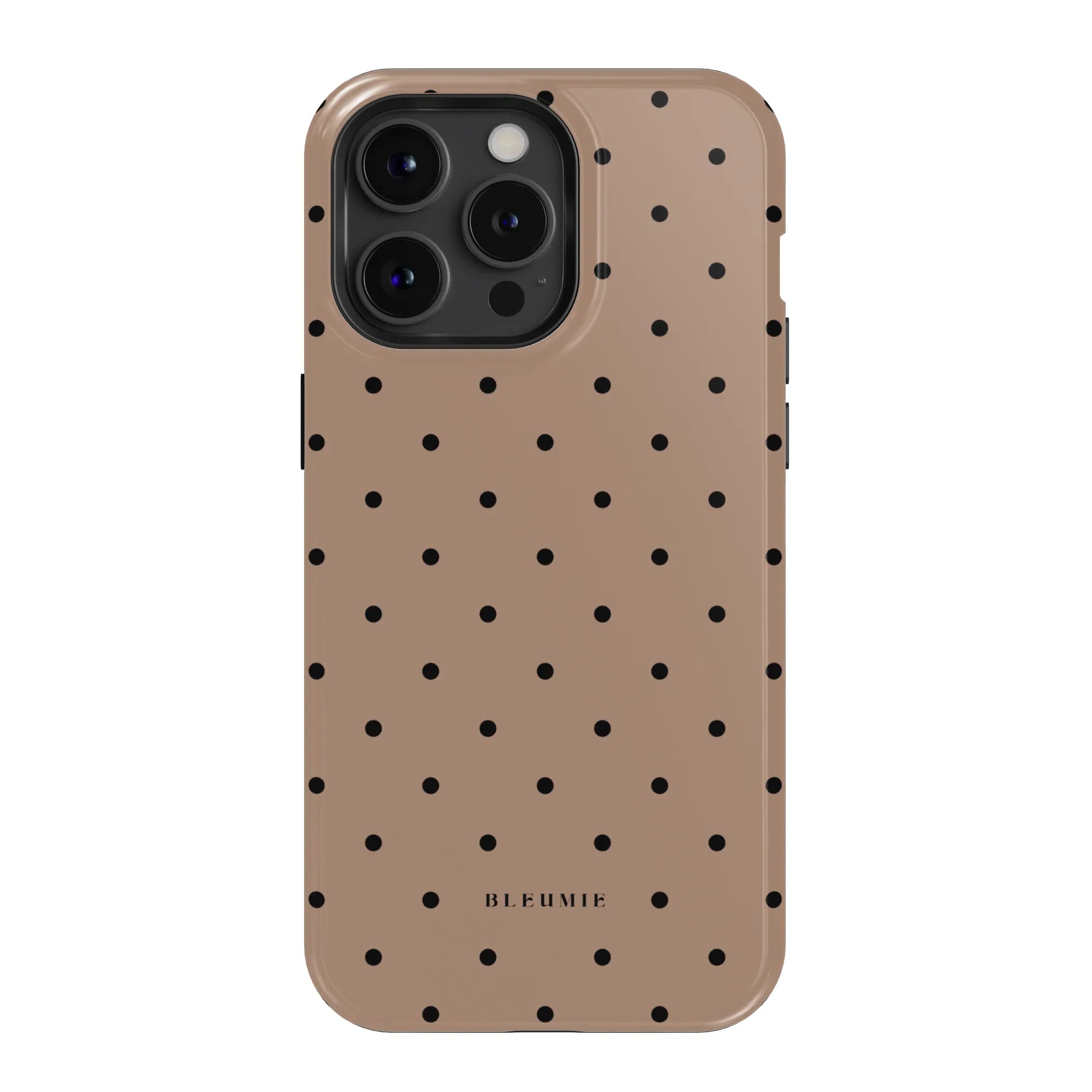 Caramel Polka Dot MagSafe Case BLEUMIE