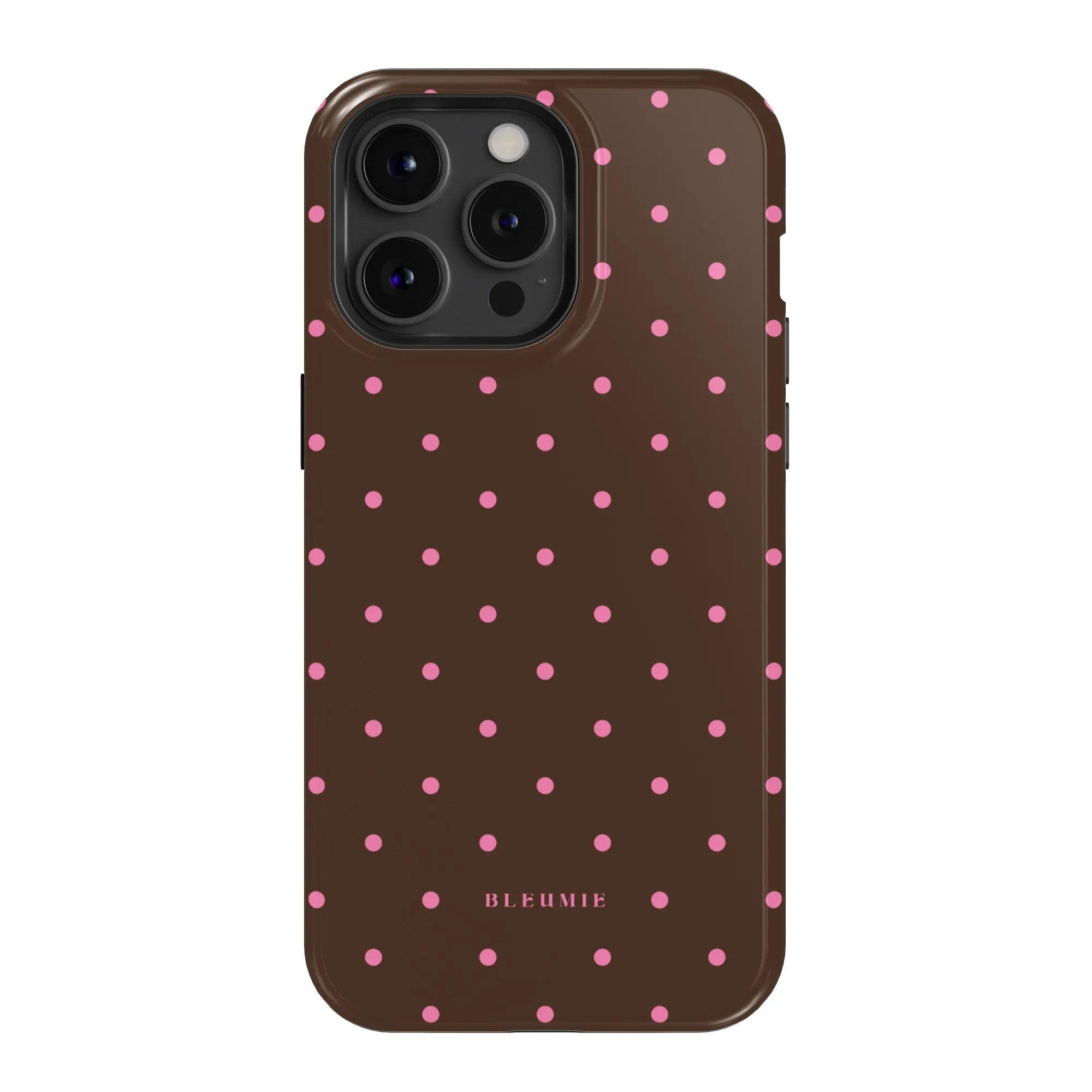 Chocolate Polka Dot MagSafe Case BLEUMIE