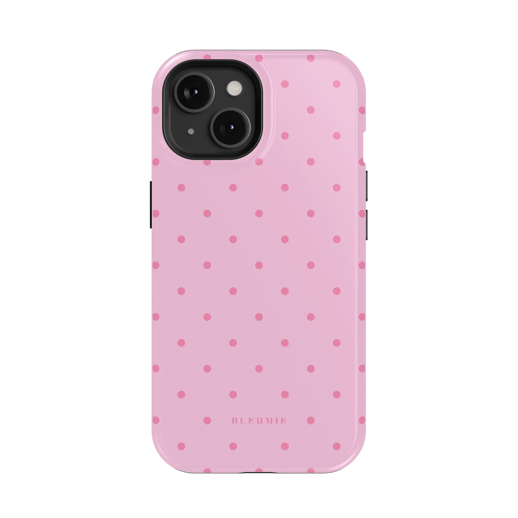 Pink Polka Dot MagSafe Case BLEUMIE