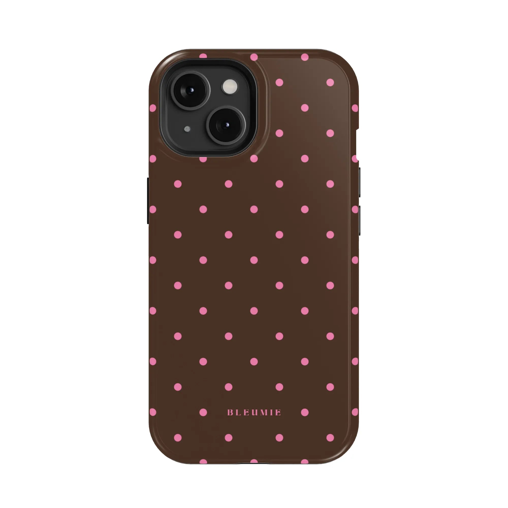 Chocolate Polka Dot MagSafe Case BLEUMIE