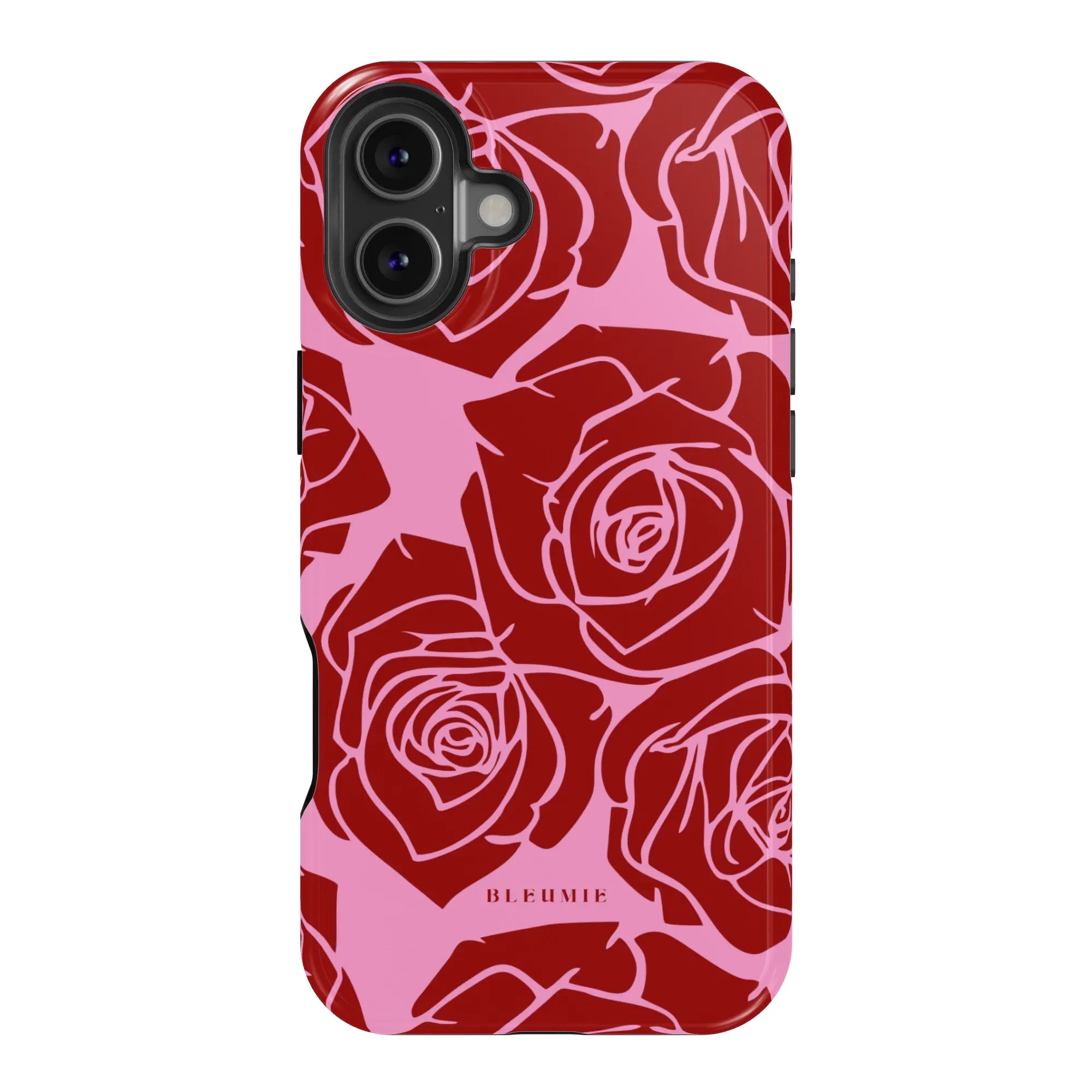 Roselle Rose Floral MagSafe Case iPhone 16 Plus BLEUMIE