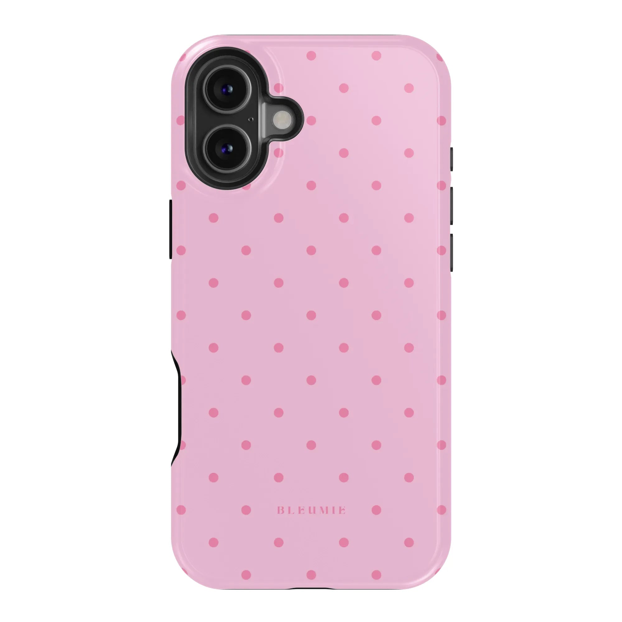Pink Polka Dot MagSafe Case iPhone 16 Plus BLEUMIE