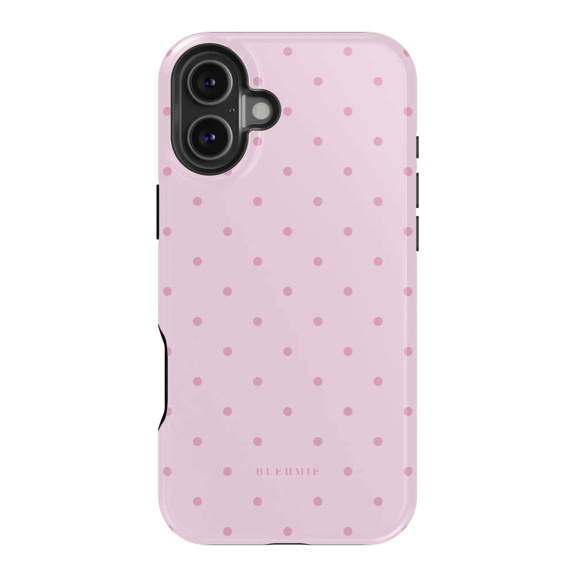 Blush Polka Dot MagSafe Case iPhone 16 Plus BLEUMIE