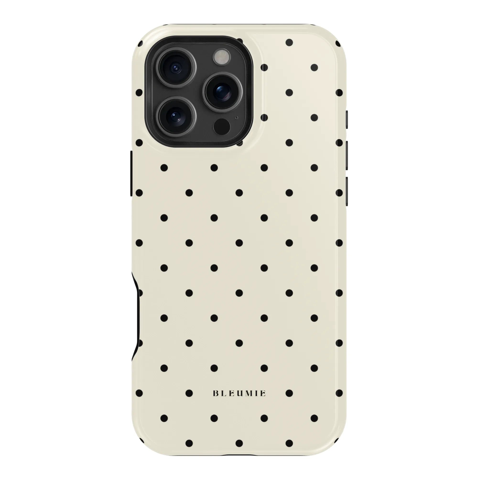 Butter Polka Dot MagSafe Case iPhone 16 Pro Max BLEUMIE