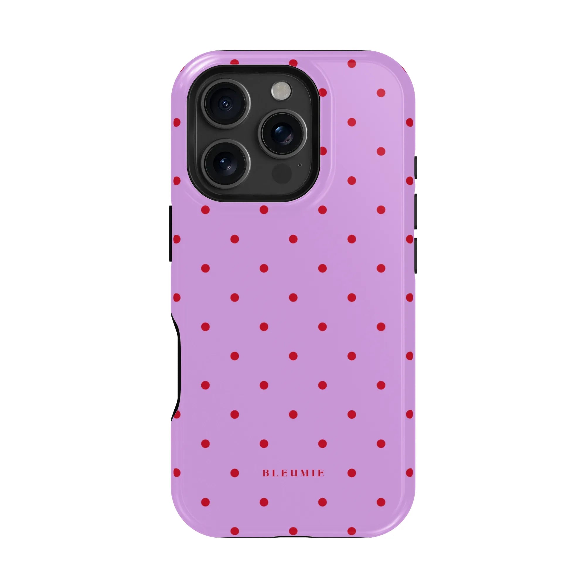 Pinka Polka Dot MagSafe Case iPhone 16 Pro BLEUMIE