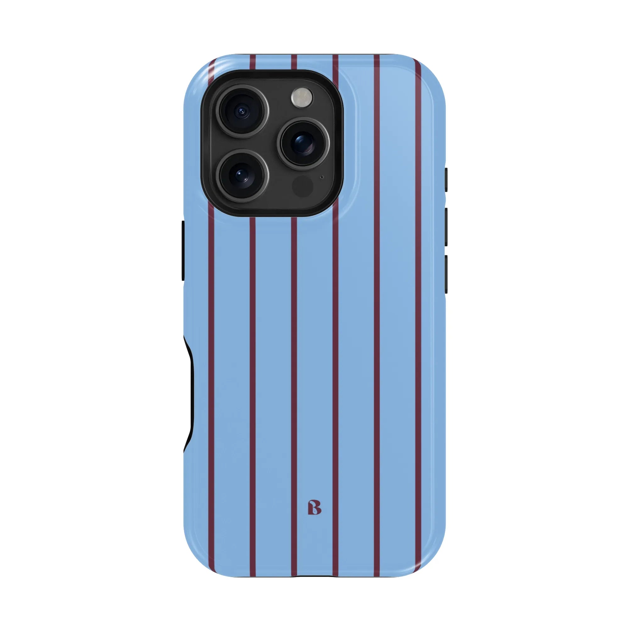 Indigo Stripe MagSafe Case iPhone 16 Pro BLEUMIE