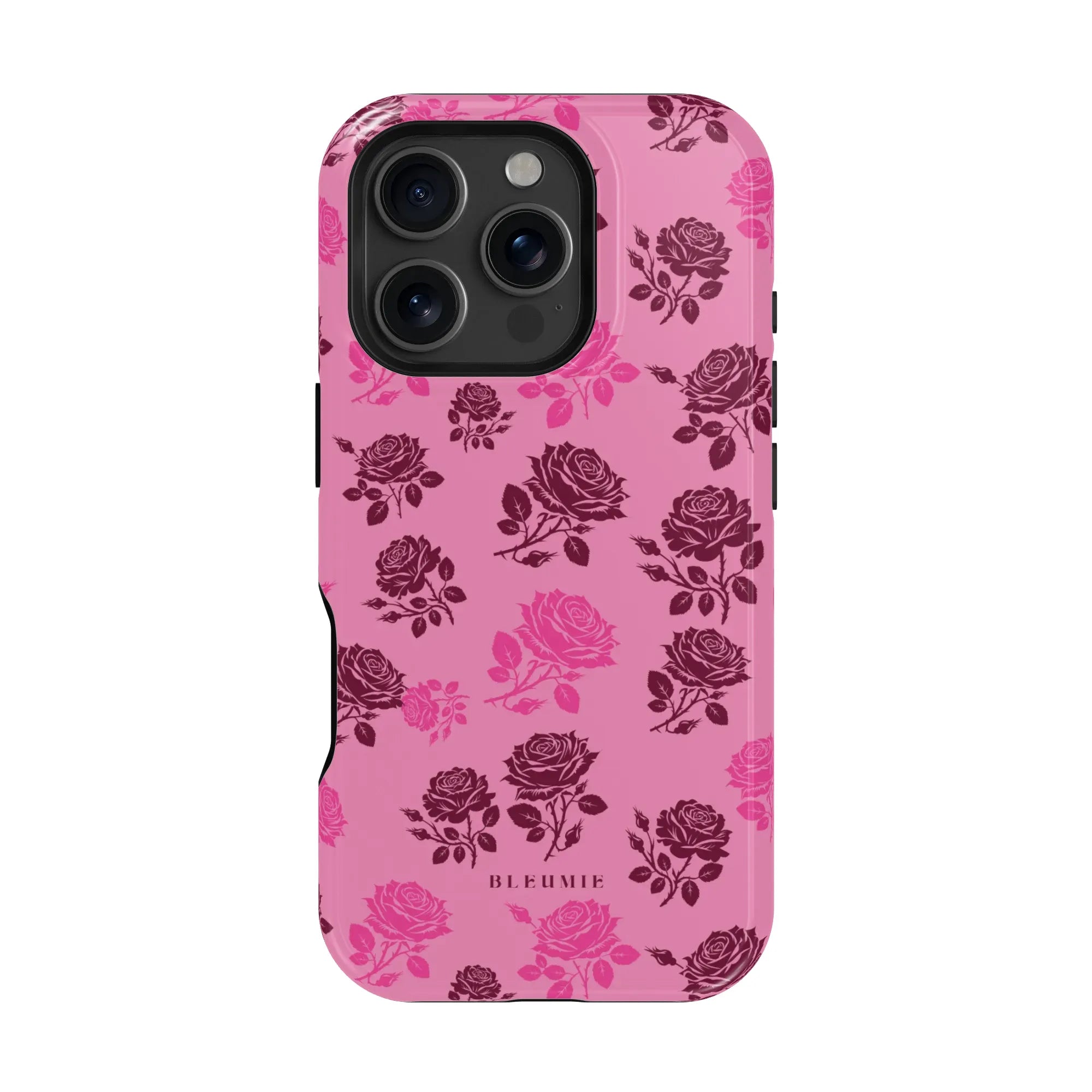 Amore Rose Floral MagSafe Case iPhone 16 Pro BLEUMIE