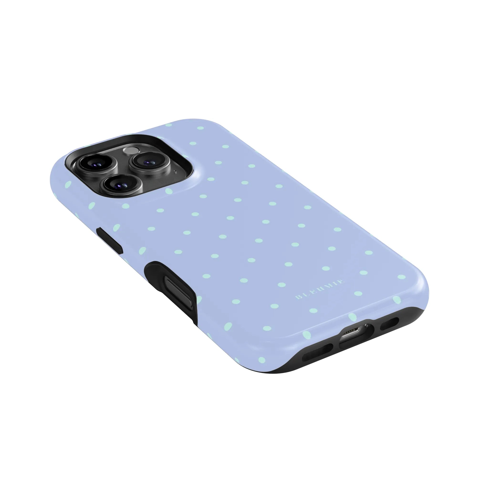 Periwinkle Polka Dot MagSafe Case BLEUMIE