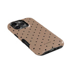 Caramel Polka Dot MagSafe Case BLEUMIE