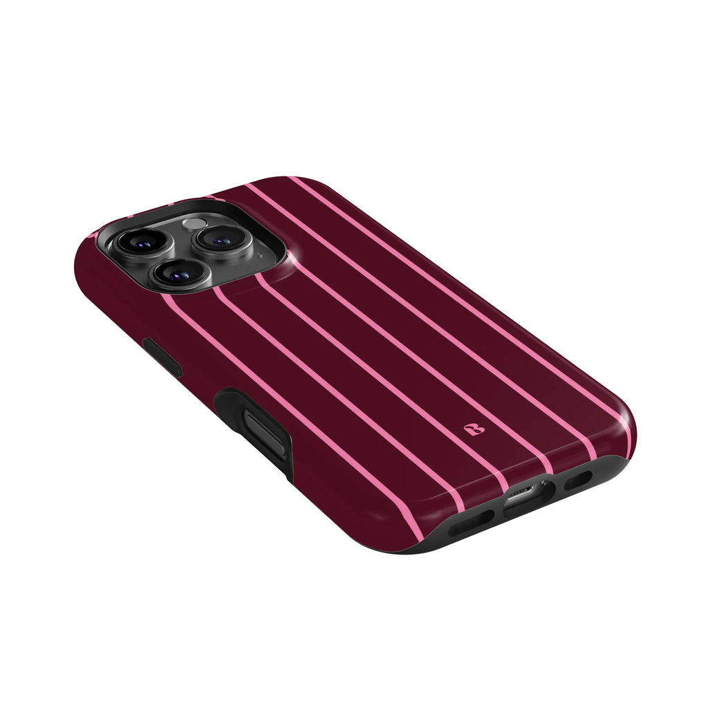 Magenta Stripe MagSafe Case BLEUMIE