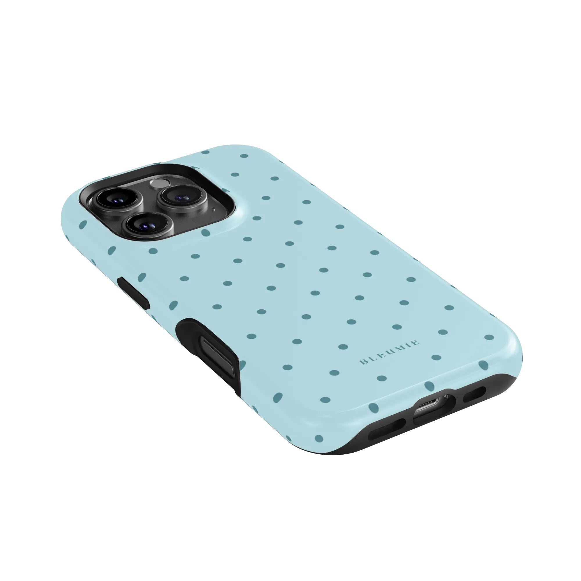 Mint Polka Dot MagSafe Case BLEUMIE