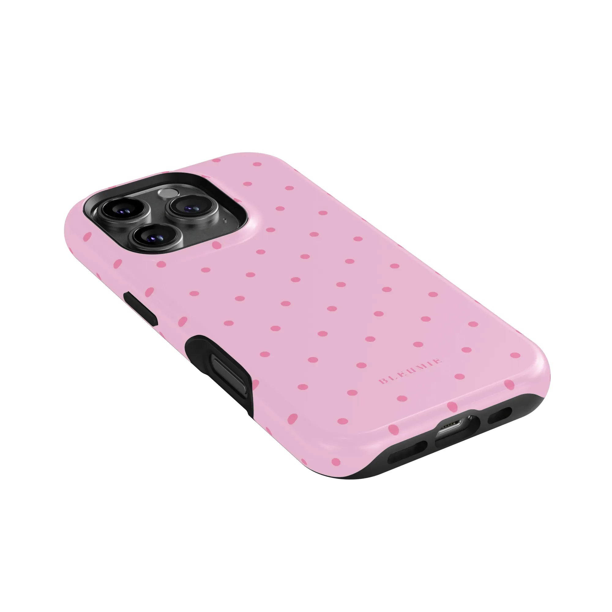 Pink Polka Dot MagSafe Case BLEUMIE