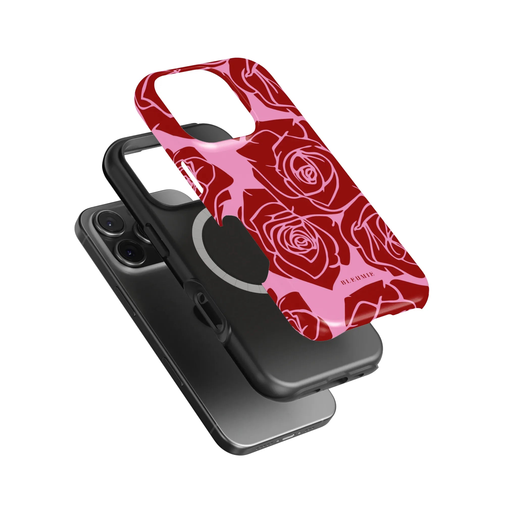 Roselle Rose Floral MagSafe Case BLEUMIE