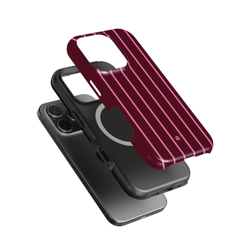 Magenta Stripe MagSafe Case BLEUMIE