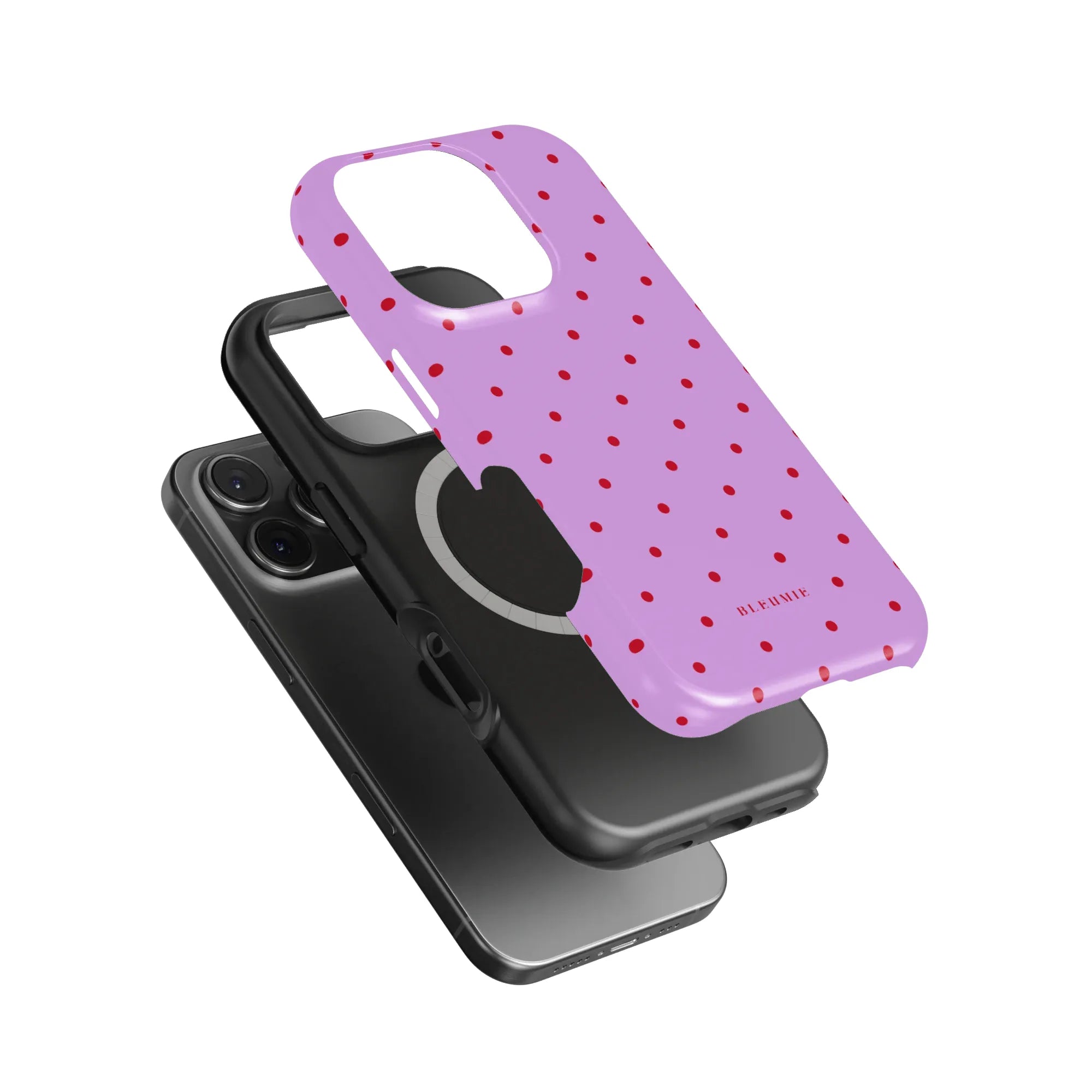 Pinka Polka Dot MagSafe Case BLEUMIE