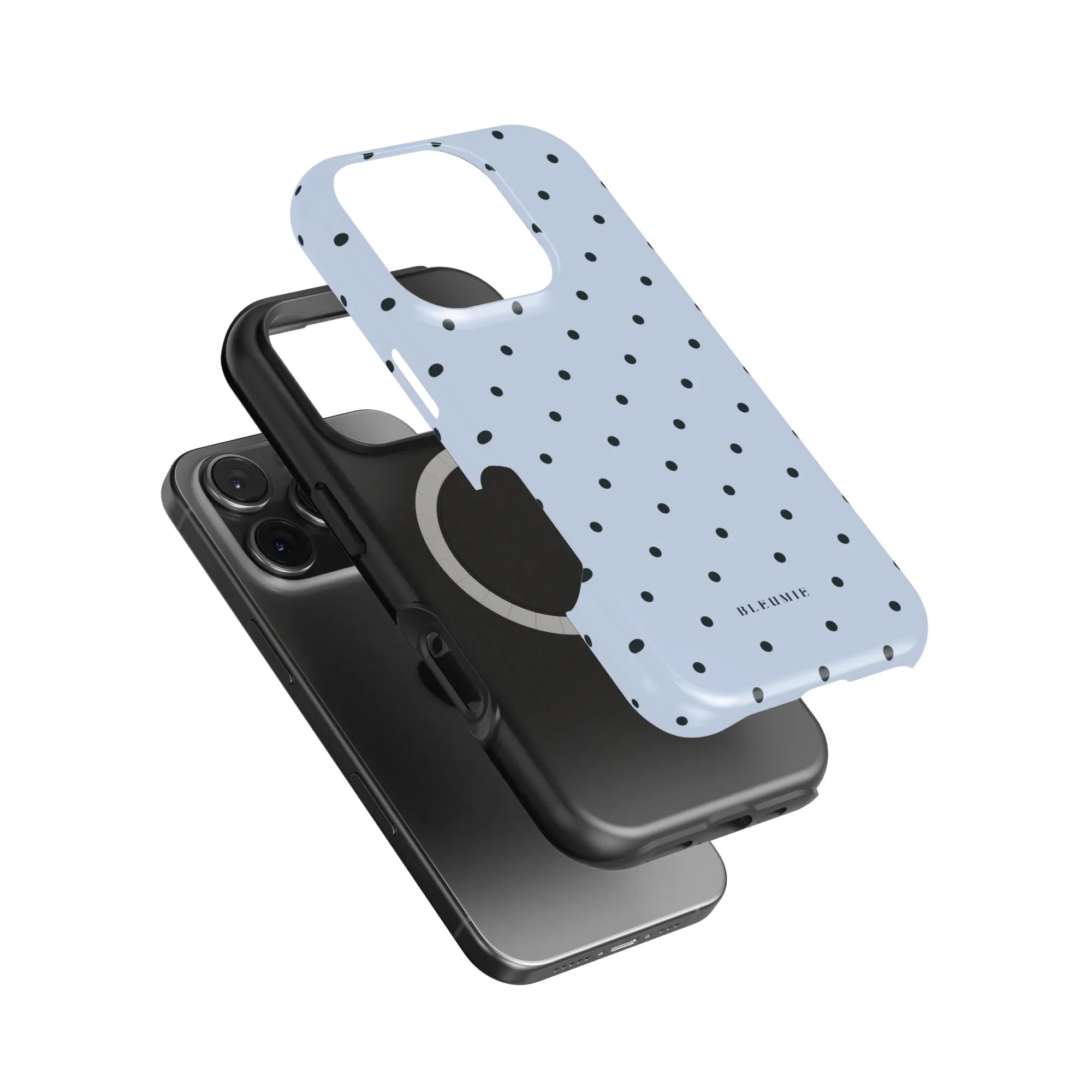 Blue Polka Dot MagSafe Case BLEUMIE