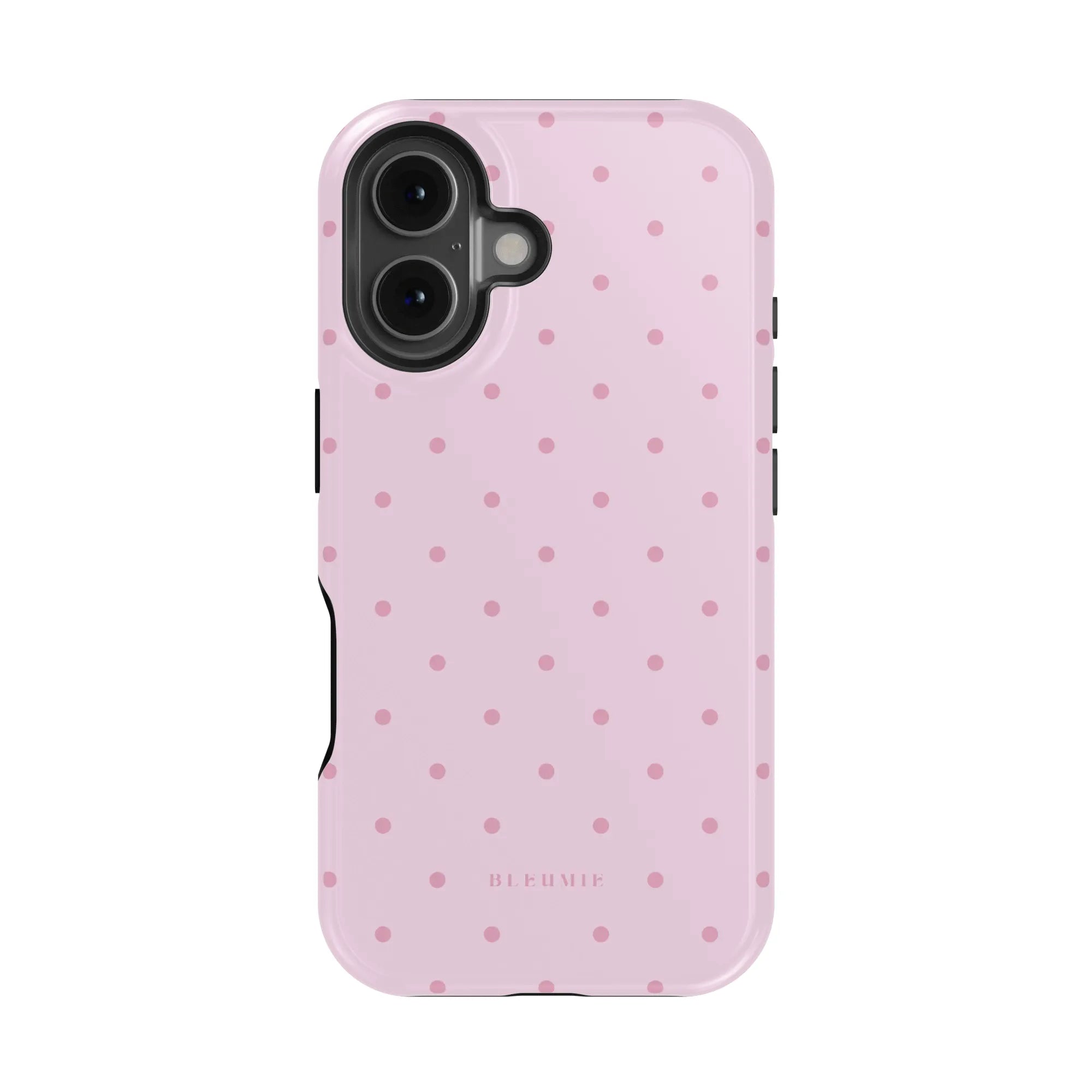 Blush Polka Dot MagSafe Case iPhone 16 BLEUMIE