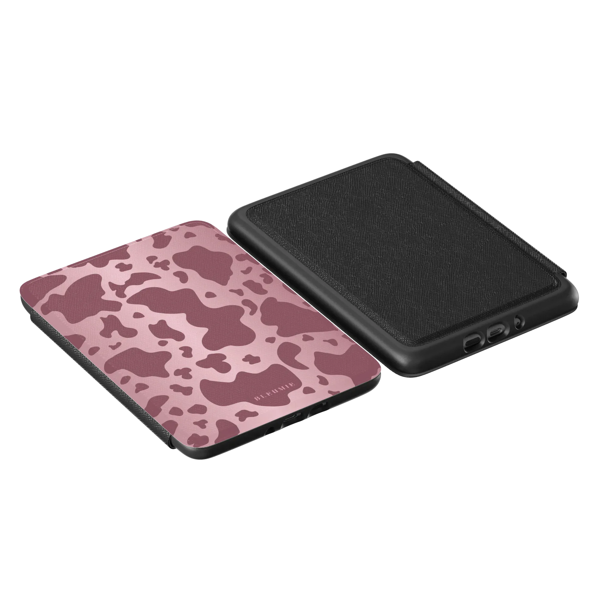 Mauve Cow Print Kindle Case BLEUMIE