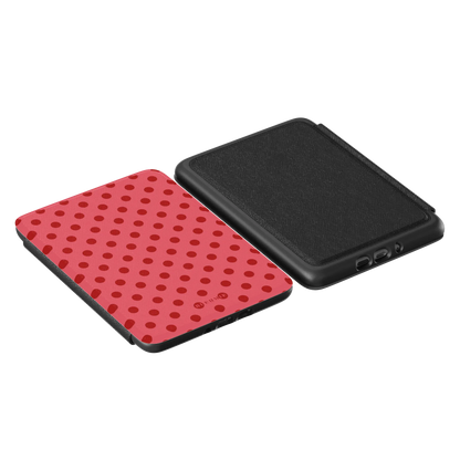 Crimson Polka Dot Kindle Case BLEUMIE