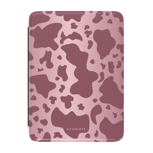 Mauve Cow Print Kindle Case BLEUMIE