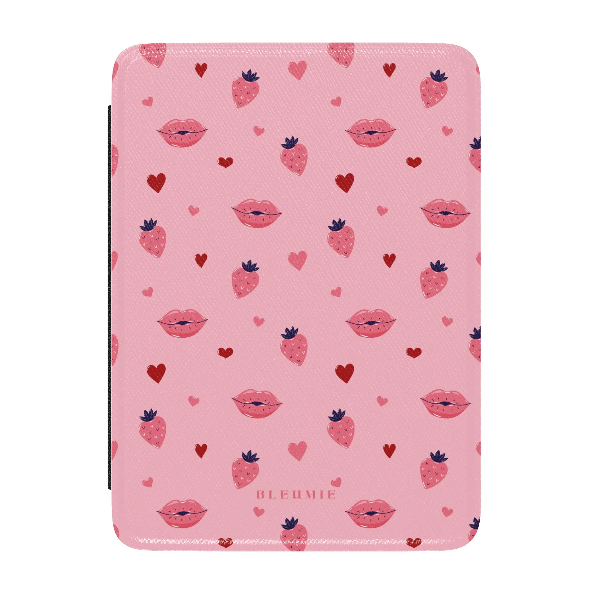 Pink Strawberry Lips Kindle Case 2024 Paperwhite & Colorsoft 12th Gen BLEUMIE