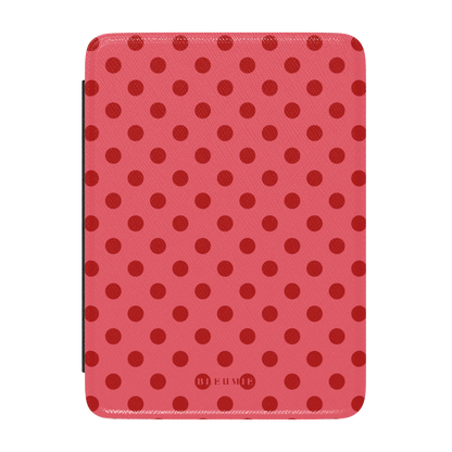 Crimson Polka Dot Kindle Case BLEUMIE