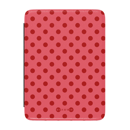 Crimson Polka Dot Kindle Case BLEUMIE