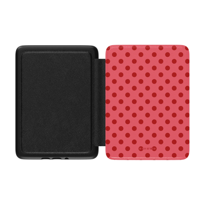 Crimson Polka Dot Kindle Case BLEUMIE