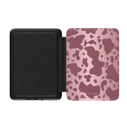 Mauve Cow Print Kindle Case BLEUMIE