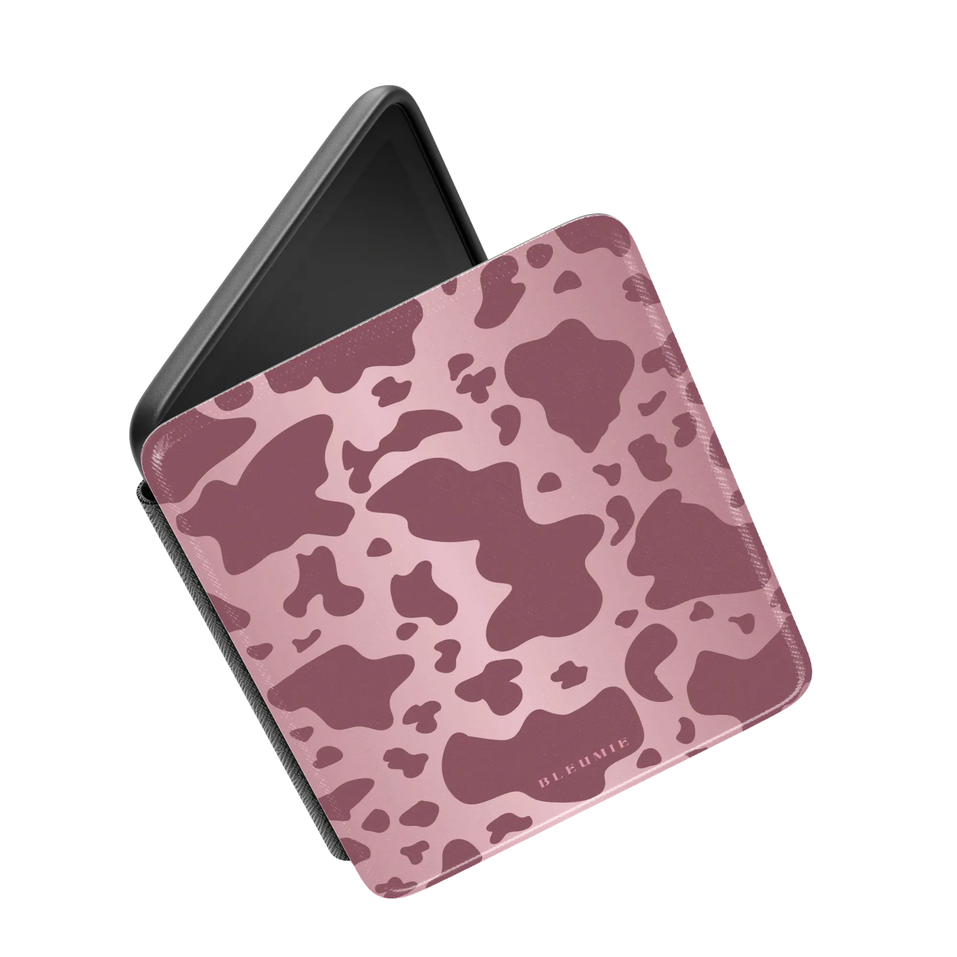 Mauve Cow Print Kindle Case BLEUMIE
