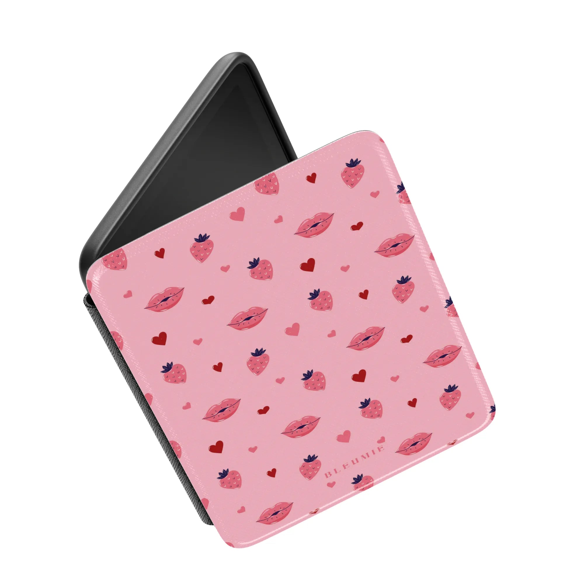 Pink Strawberry Lips Kindle Case BLEUMIE