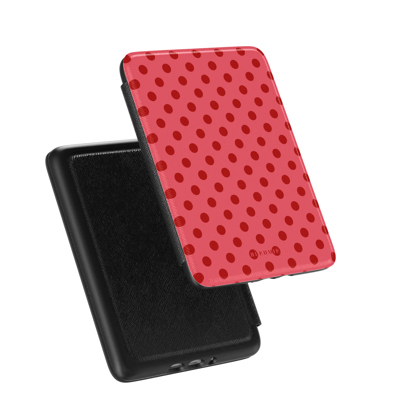 Crimson Polka Dot Kindle Case BLEUMIE