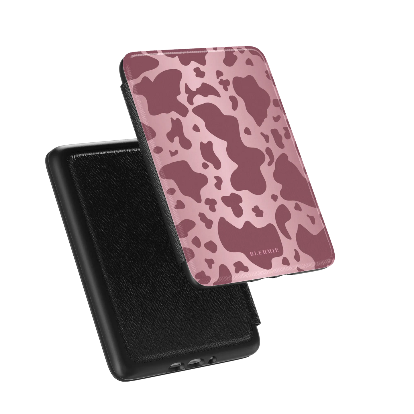 Mauve Cow Print Kindle Case BLEUMIE