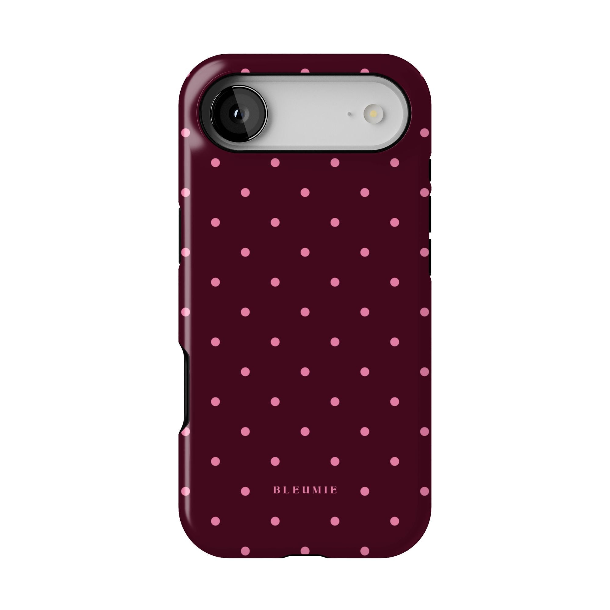Magenta Polka Dot MagSafe Case iPhone 17 Air BLEUMIE