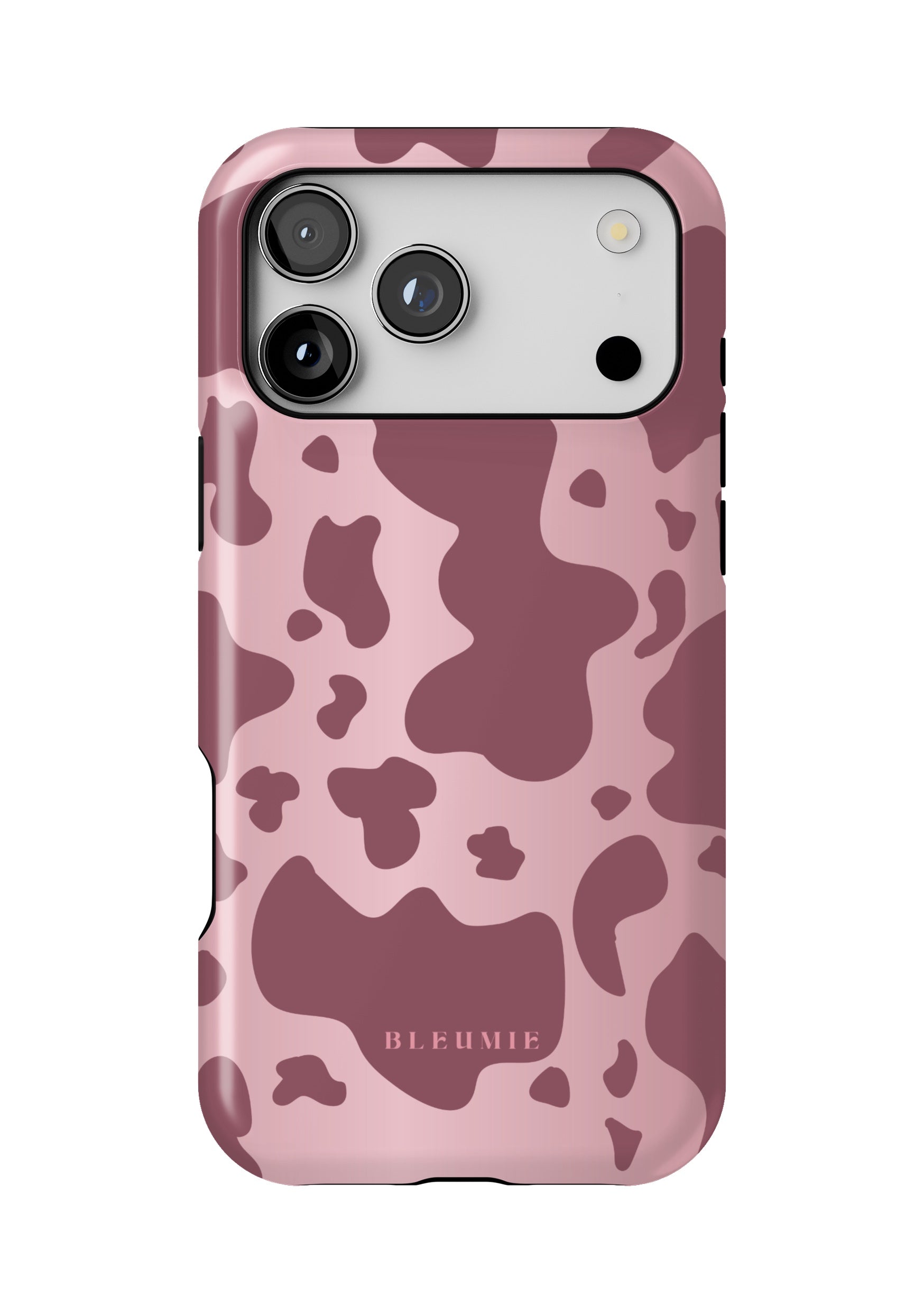 Mauve Cow Print Tough Phone Case