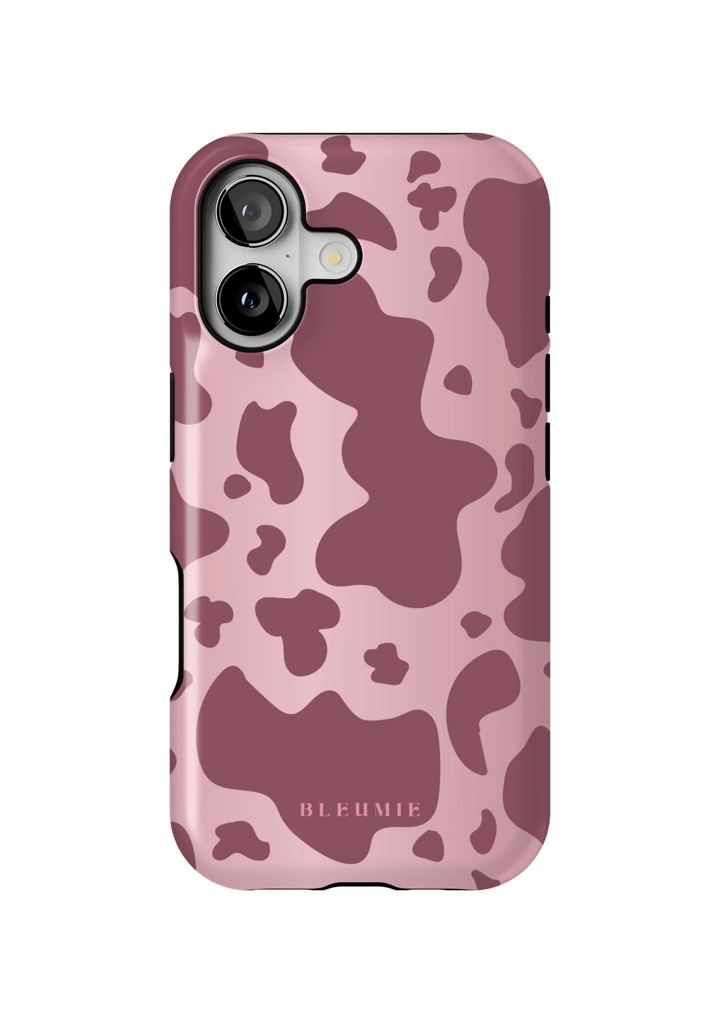 Mauve Cow Print Tough Phone Case