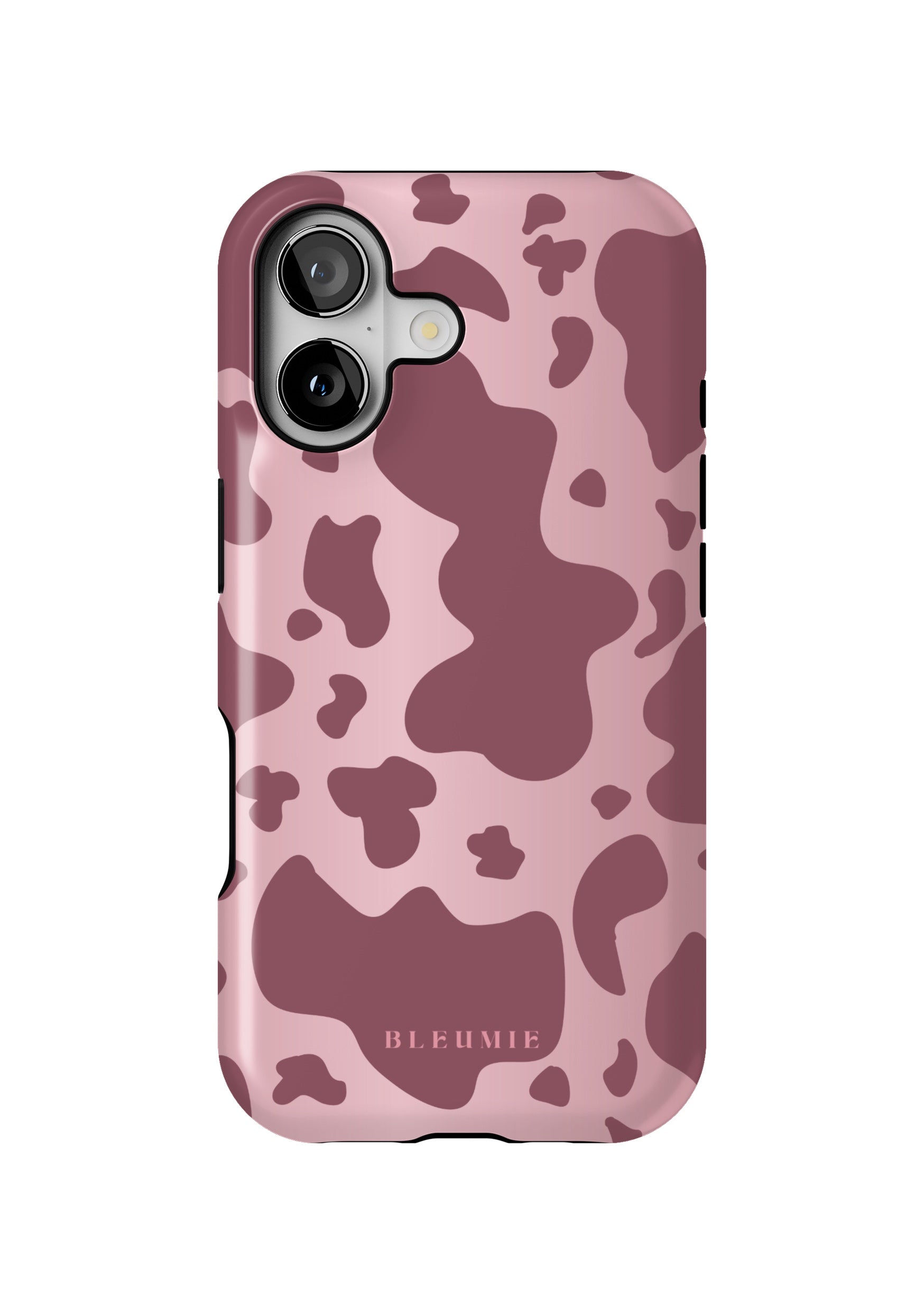 Mauve Cow Print Tough Phone Case